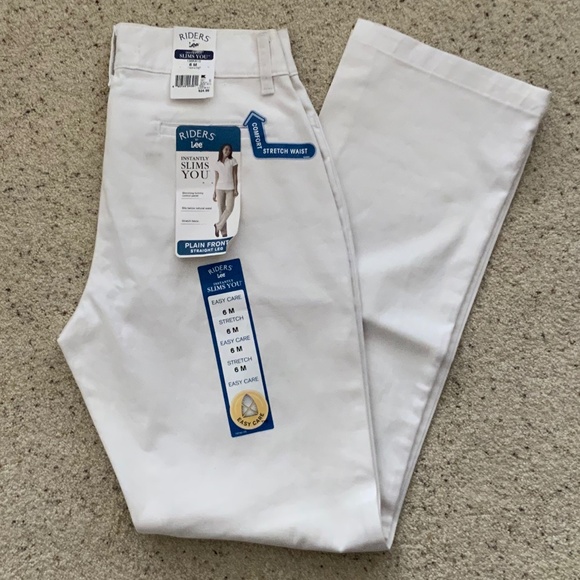 Riders by Lee Jeans, 6M, White, NWT - Picture 1 of 5